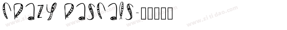 Crazy Rascals字体转换